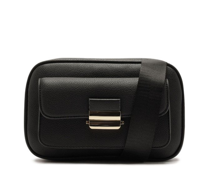 Bolsa Tiracolo Média Soft Floater Preta