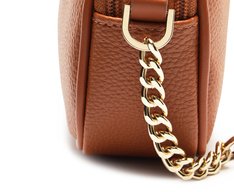 Bolsa Tiracolo Média New Corrente Marrom