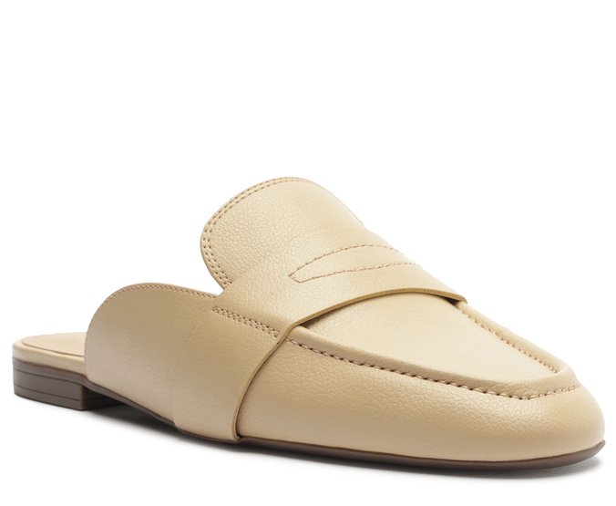 Mule Liso Monocolor Bege