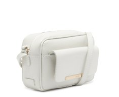 Bolsa Tiracolo Média Com Bolso Valentina Branca