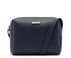 Bolsa Tiracolo Média Arredondada Azul
