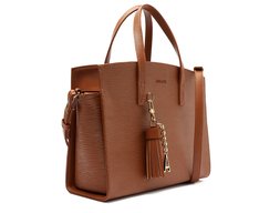 Bolsa Tote Grande Barbicacho Marrom
