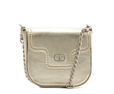 Bolsa Tiracolo E Pochete Pequena Dourada