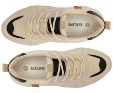 Tênis Branco Chunky Monocromático Bege e Preto