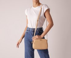 Bolsa Tiracolo Média Serenety Bege