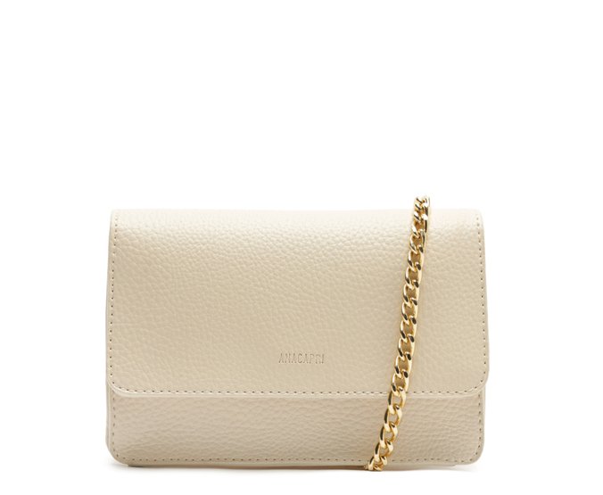 Bolsa Tiracolo Pequena Monocolor Branca