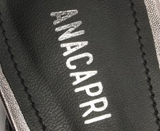 Sapatilha Slingback Bico Fino Fivela Prateada
