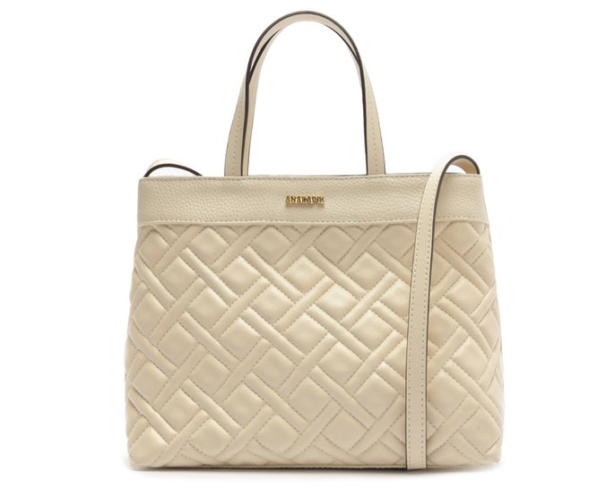 Bolsa Tote Grande Texturizada Branca