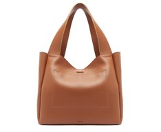 Bolsa Shopping Grande Detalhe Marrom
