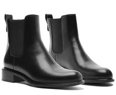 Bota Cano Curto Chelsea Preta