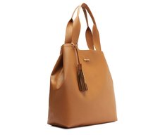 Bolsa Shopping Grande Maxi Barbicacho Marrom Canela