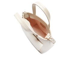Bolsa Tote Média Chaveiro Flor Branca