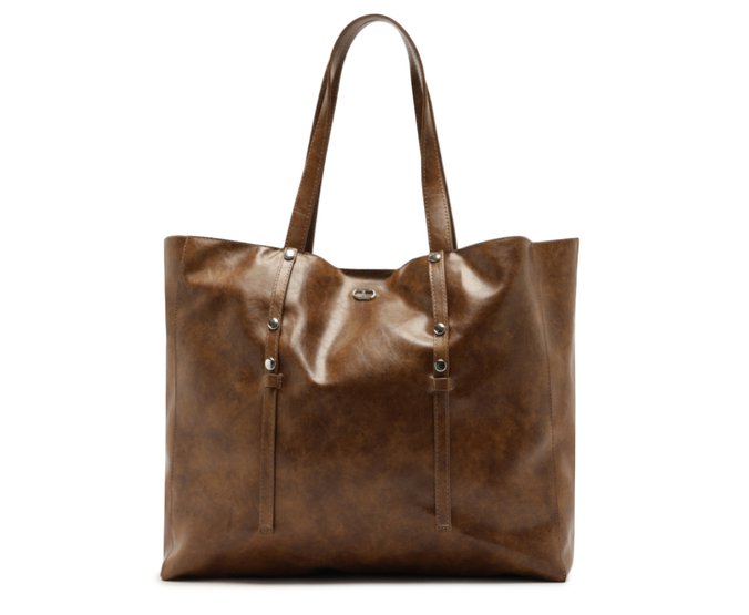 Bolsa Shopping Grande Urbana Marrom