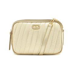Bolsa Crossbody Dourada Média Stella