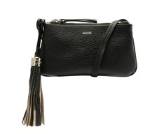 Bolsa Tiracolo Média Tassel Charme Preta