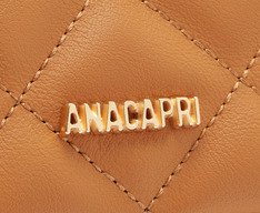 Bolsa Tiracolo Pequena Matelassê Triangular Envelope Marrom