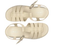 Sandália Flatform Branca Bella