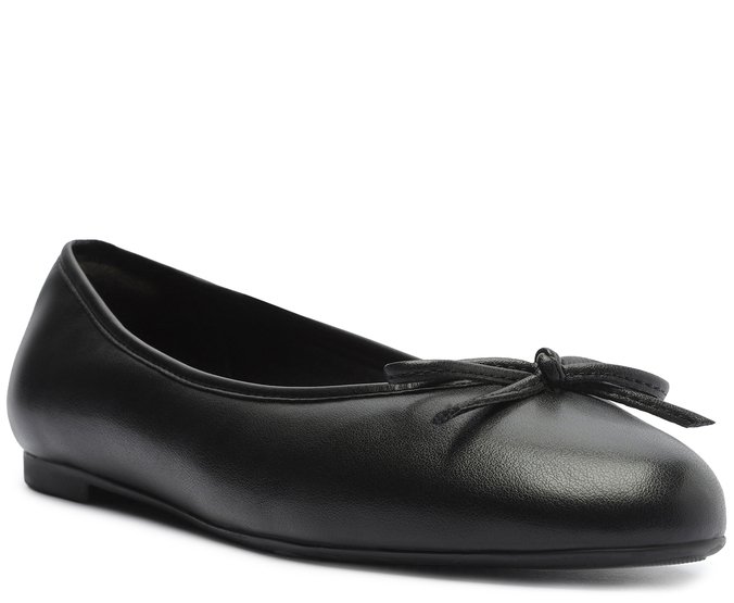 Sapatilha Laço Casual Preta