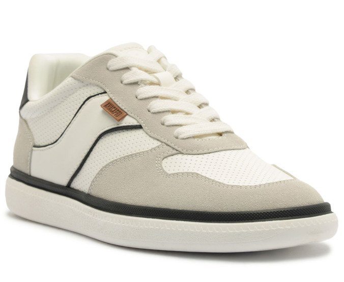 Tênis Sola Alta Robusto Branco e Preto