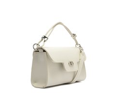 Bolsa Tiracolo Média Pedraria Branca