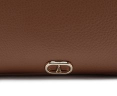 Bolsa Tiracolo Pequena Cápsula Mono Marrom