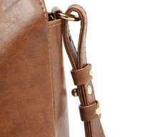 Bolsa Tote Média Lenço Marrom
