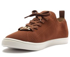 Tênis Knit Minimal Anacapri Marrom