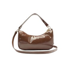 Bolsa Tiracolo Média Pingente Marrom