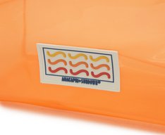 Necessaire Média Translúcida Sundown Laranja