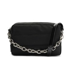 Bolsa Tiracolo Média Fluffly Corrente Preta