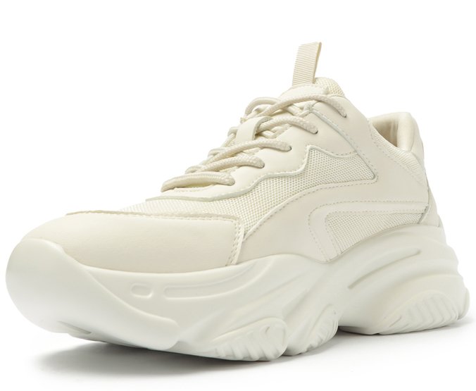 Tênis chunky hot sale monocromático
