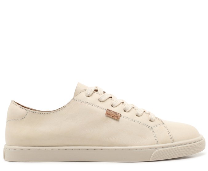 tênis branco de couro