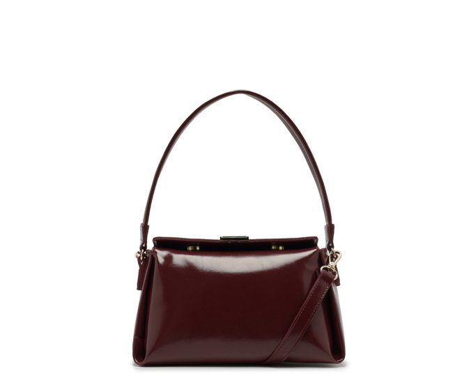 Bolsa Tiracolo Média Moderna Vermelha