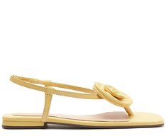 Sandália Slim Flor Amarela