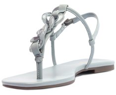 Rasteira Slim Corrente Monocolor Azul