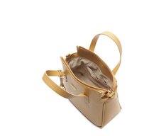 Bolsa Tote Média Bag Charm Bege