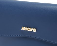 Bolsa Tiracolo Média Dome Azul