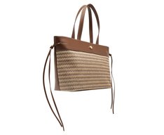 Bolsa Shopping Grande Natural Palha Marrom