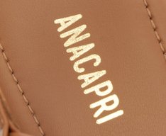 Sandália Slim Metal Comfy Salto Marrom