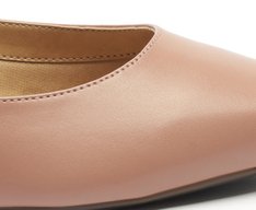 Sapatilha Slingback Bico Fino Rosa