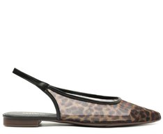 Sapatilha Slingback Telinha Animal Print