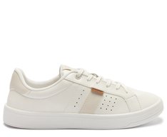 Tênis Pontilhado Basic Branco E Bege