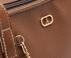 Bolsa Shopping Grande Chaveiro Removível Marrom
