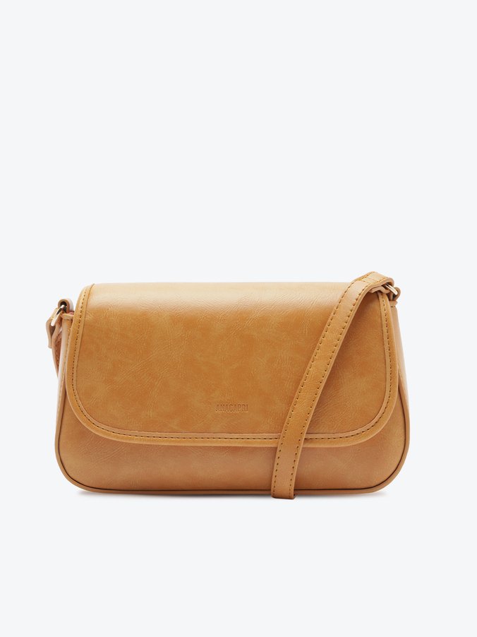 Bolsa Tiracolo Média Vintage Amarela