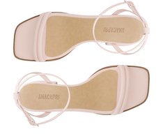 Sandália Salto Bloco Santorine Rosa