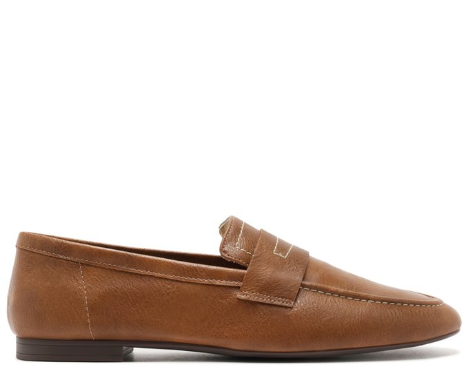ℳ. Mocassim Liso Monocolor Marrom | Anacapri
