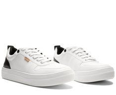 Tênis Sola Alta Classy Branco e Preto