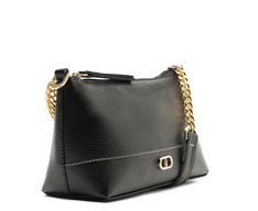 Bolsa Tiracolo Pequena Floater Corrente Preta
