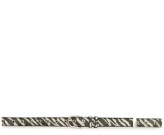 Cinto Fivela Ilhós Animal Print Zebra
