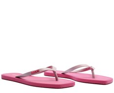 Chinelo de Dedo Bico Quadrado Rosa